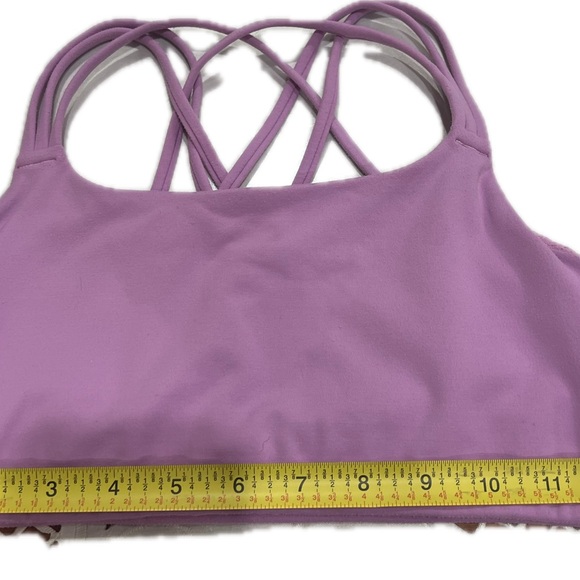 Athleta Other - Athleta criss cross six straps sport bra excellent condition size s color Lilac